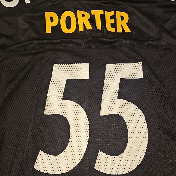 Reebok Pittsburgh Steelers Super Bowl 2006 On Field - SzLarge  Jersey Porter #55 - Picture 2 of 4